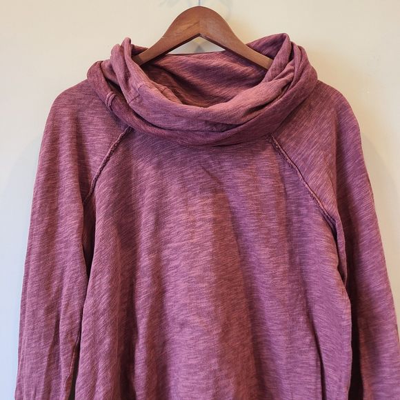 Free People Beach Two Body Corps Deux Cowl Neck Sweater Size M/L Oversized - Picture 2 of 8
